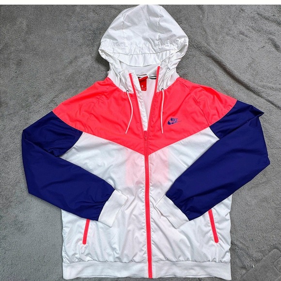 Nike Other - Vintage Nike Windrunner Jacket Men's XL Colorblock Hooded Zip Up Activewear